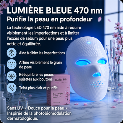 Ryōhō Skin Glow™| Masque Led Visage