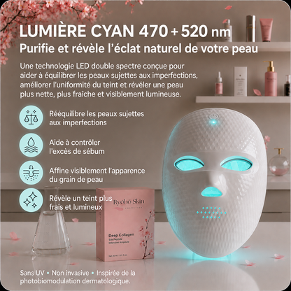 Ryōhō Skin Glow™| Masque Led Visage