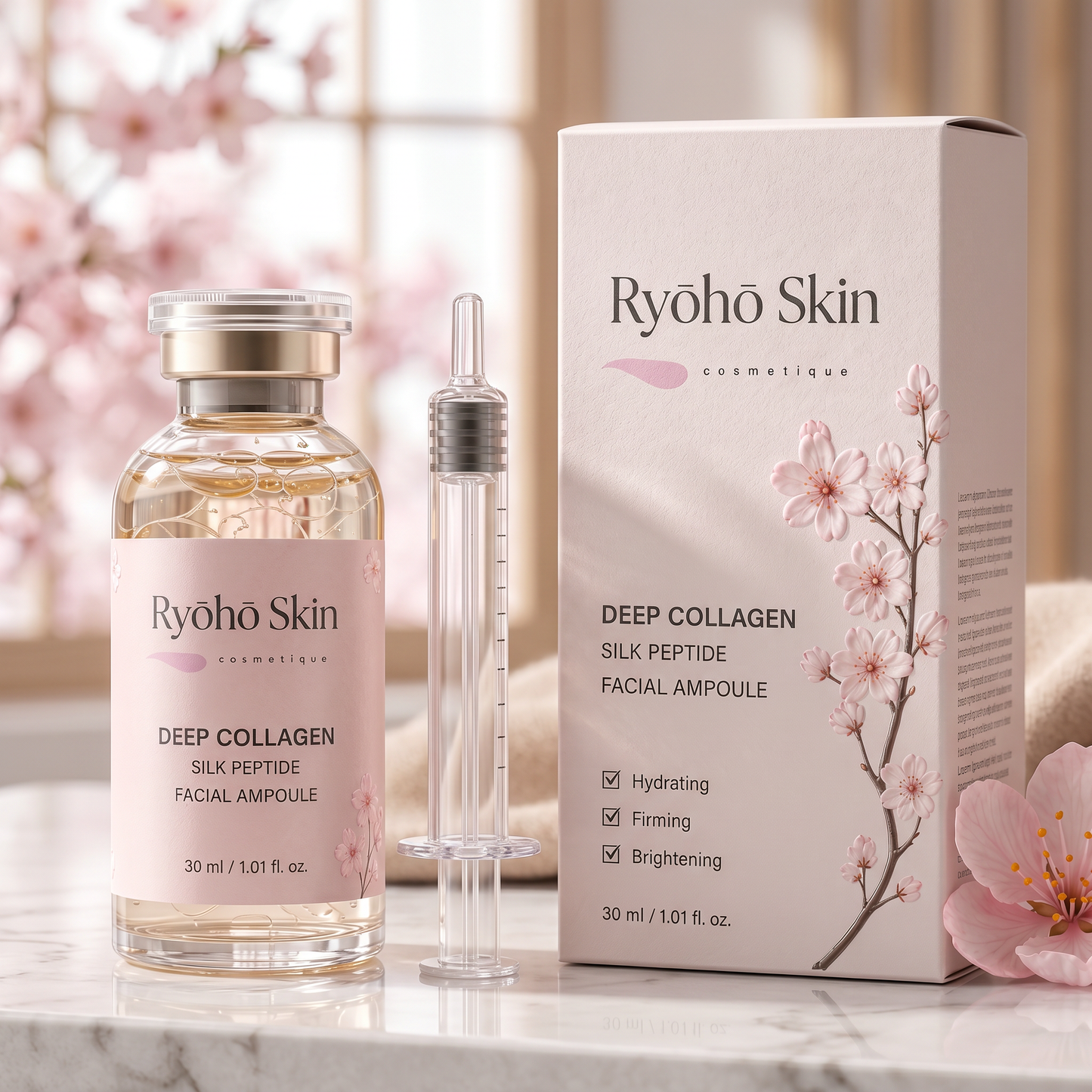 RYŌHŌ SKIN — Serum Deep Collagen Silk Peptide Intensive Ampoule